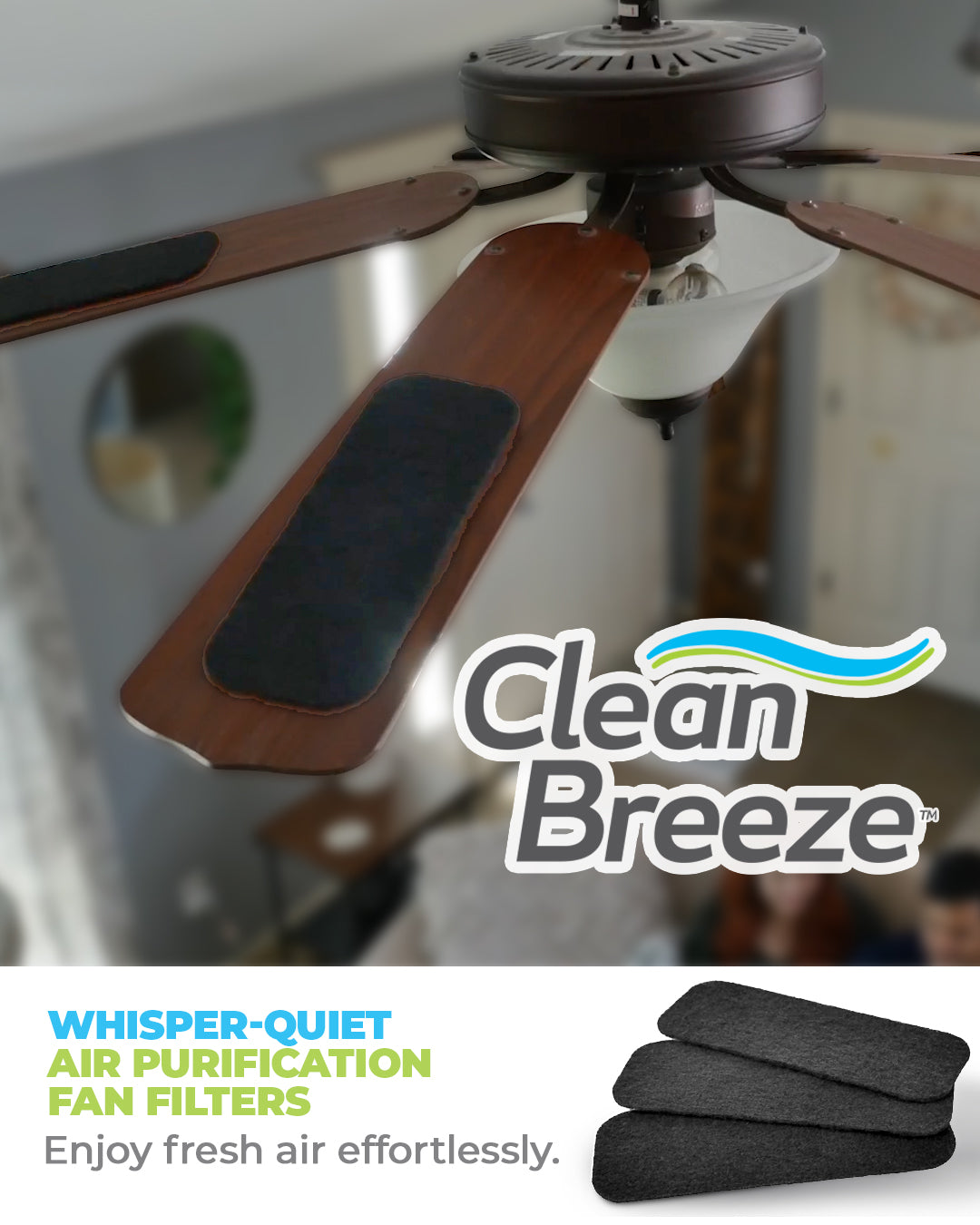 Clean Breeze™ Air Purification Fan Filters