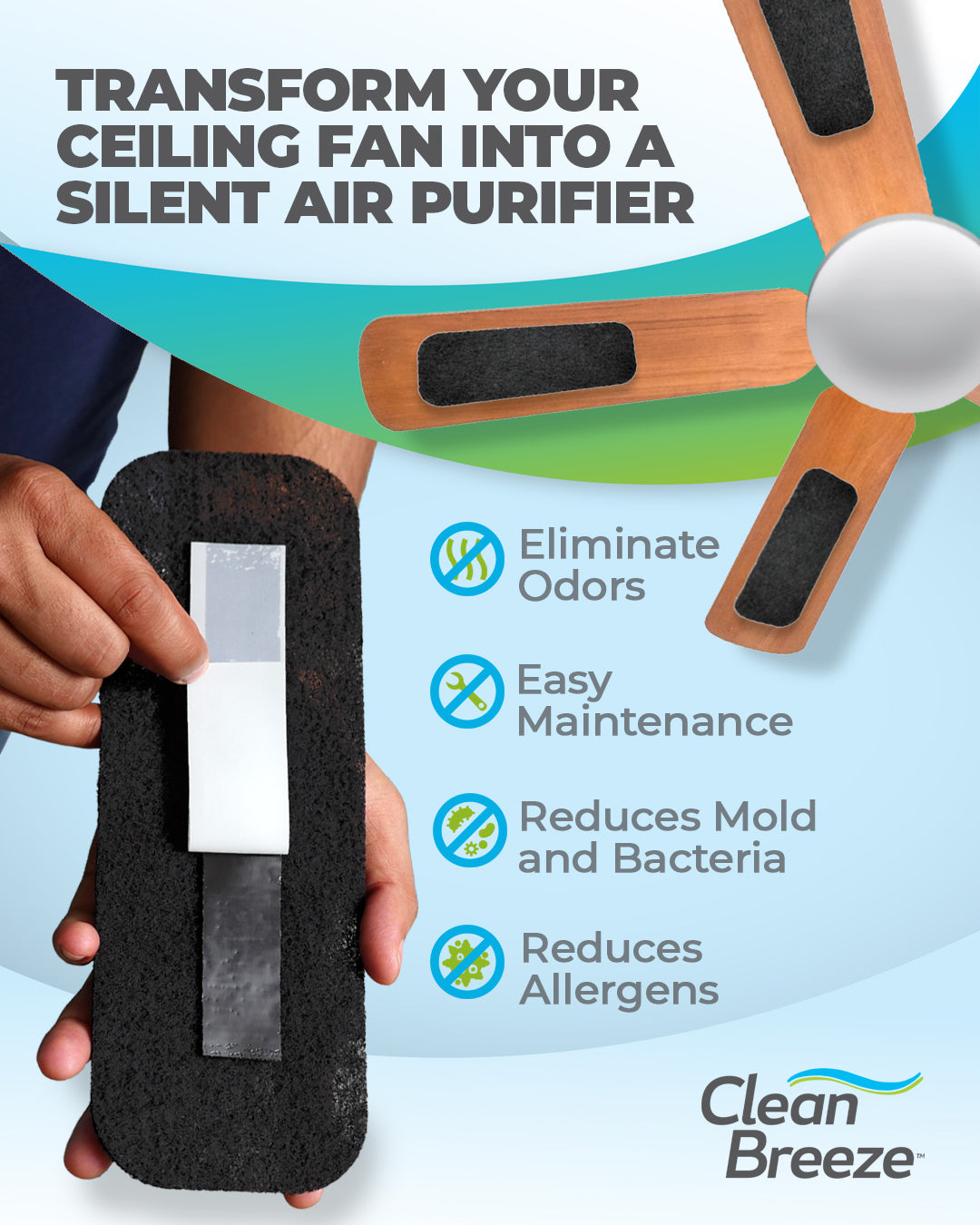 Clean Breeze™ Air Purification Fan Filters