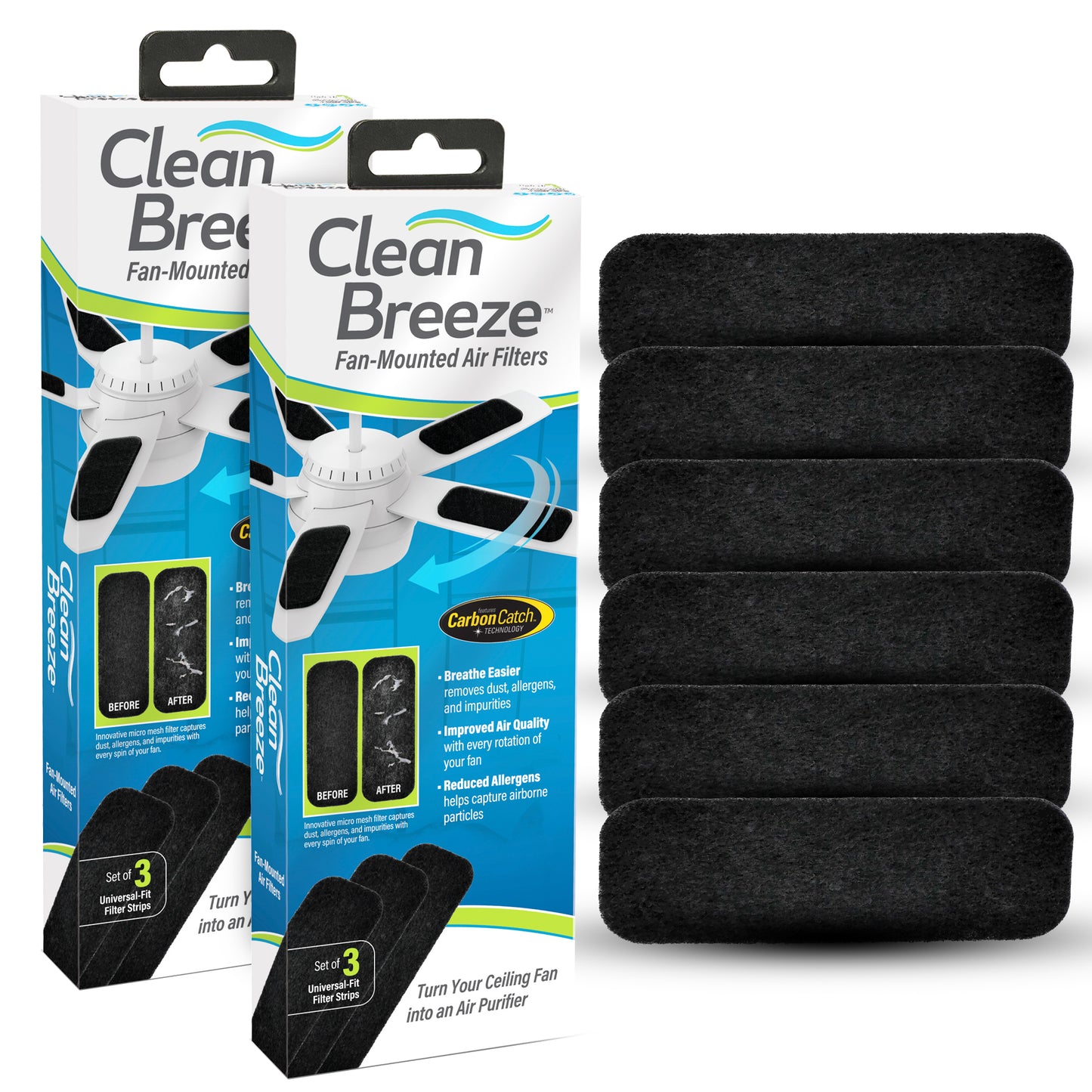 Clean Breeze™ Air Purification Fan Filters