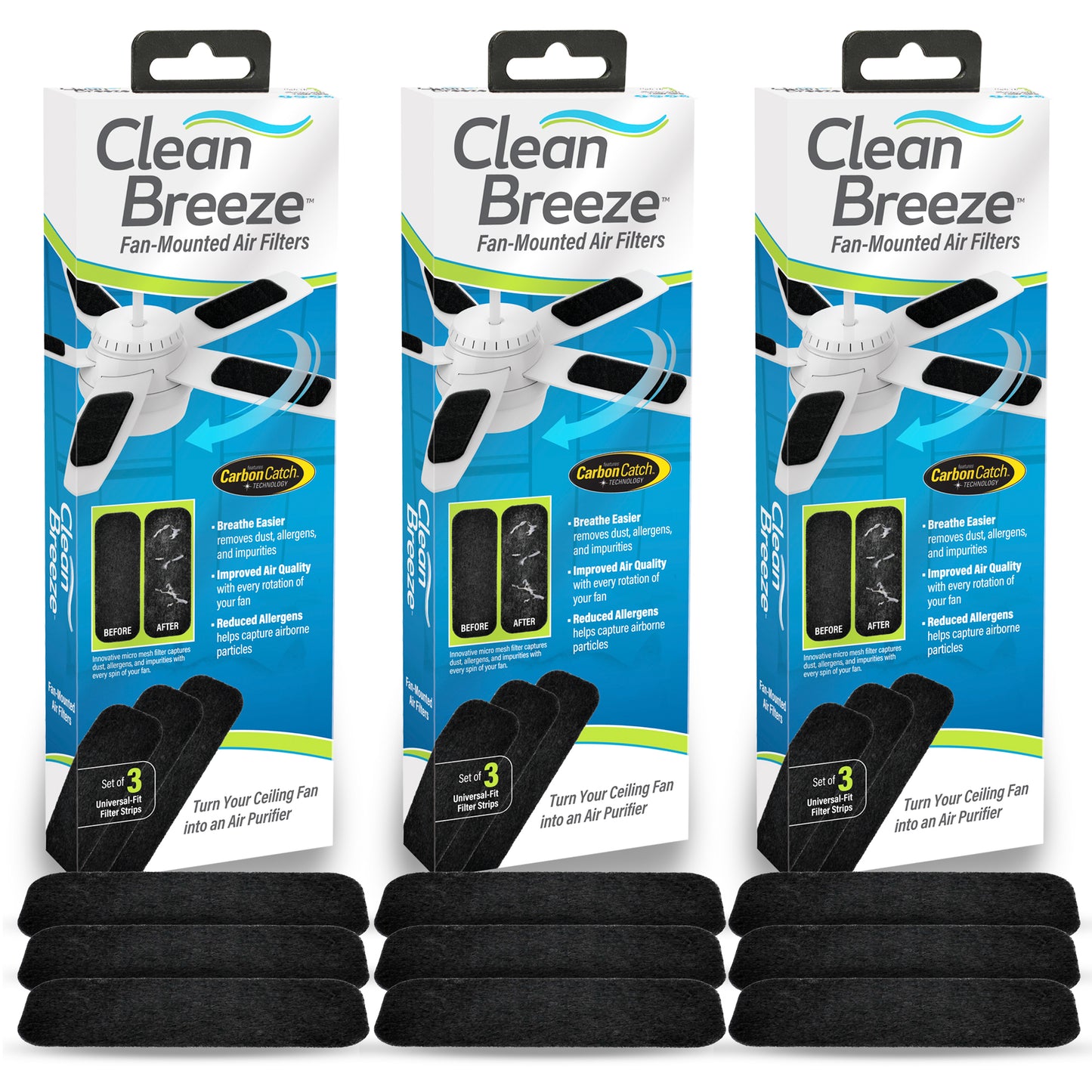 Clean Breeze™ Air Purification Fan Filters